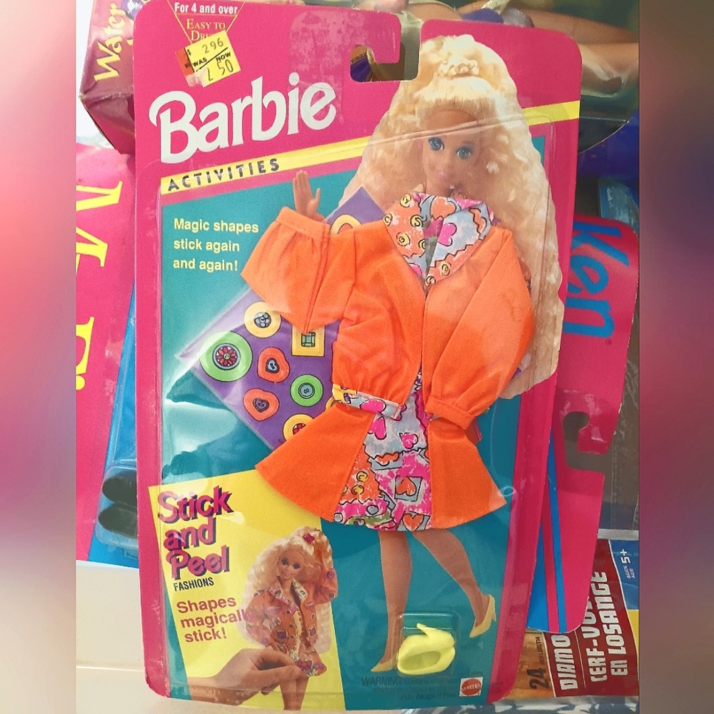Barbie Stick and Peel Fashions